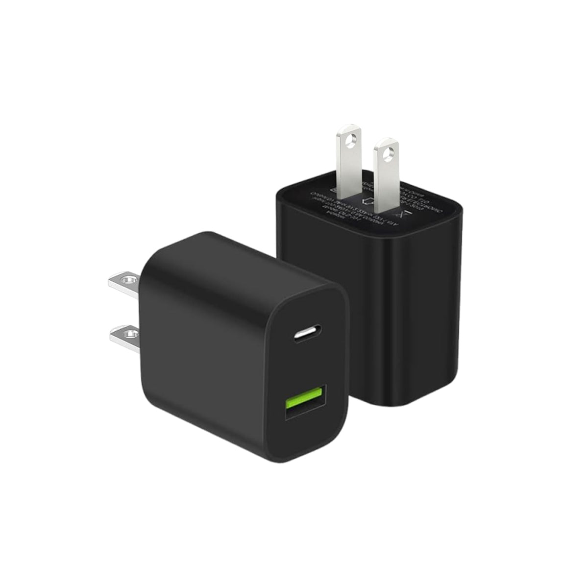 2 Pack USB C Charger Block, Dual Port Type C Wall Charger Fast Charging