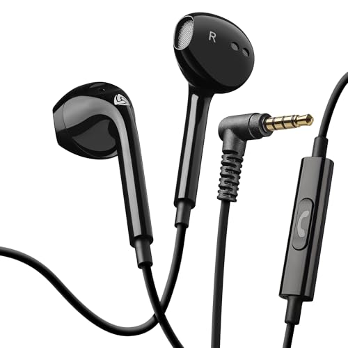 LUDOS Zenith Wired Earbuds with Microphone & 3.5mm Jack