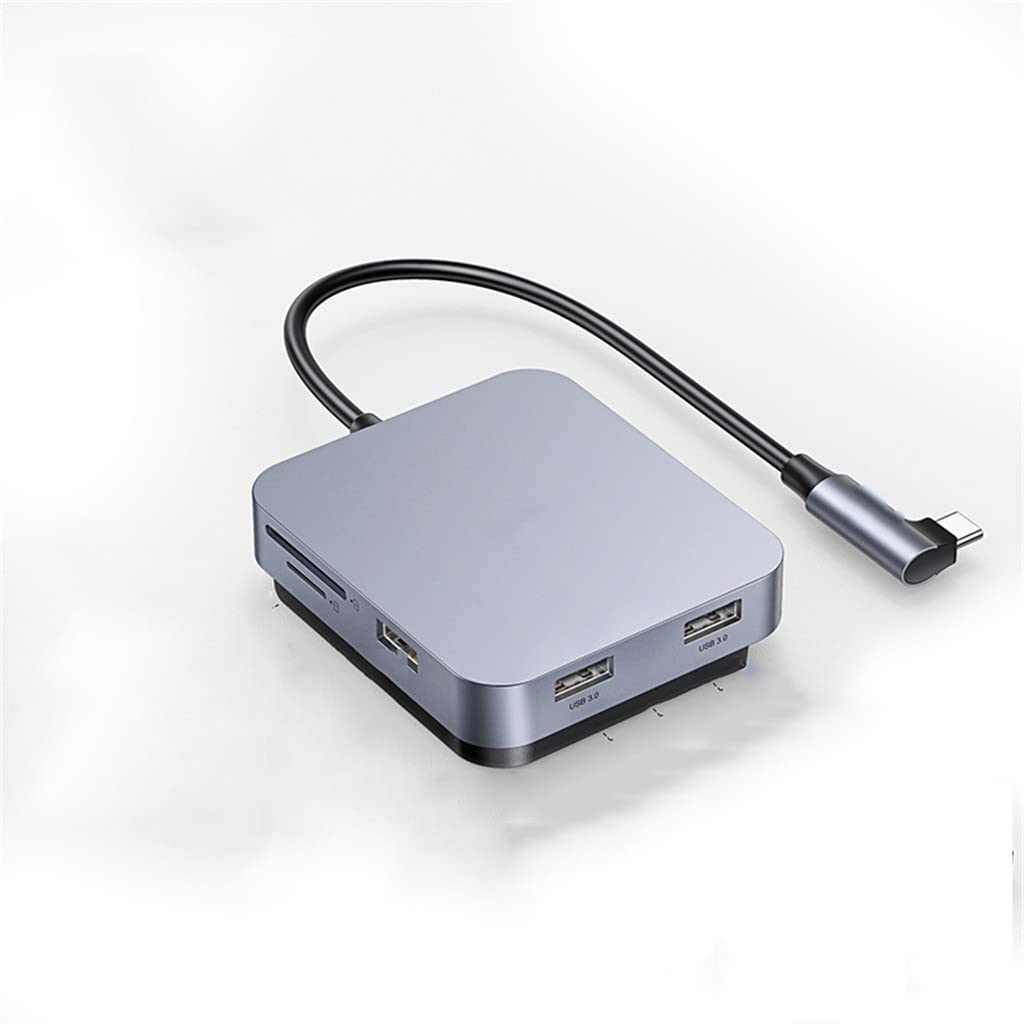 Lsrwhnyy 5-in-1 USB-C Hub with USB 3.0, SD & TF Reader