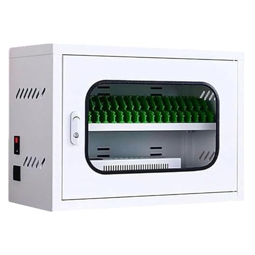 Mobile Phone Charging Cabinet with Wheels - Portable Storage Box for Conference Room