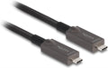 Delock 84150 10m USB-C Video Adapter Cable - Black