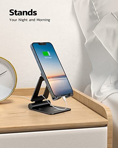 Nulaxy Dual Folding Adjustable Cell Phone Stand Holder