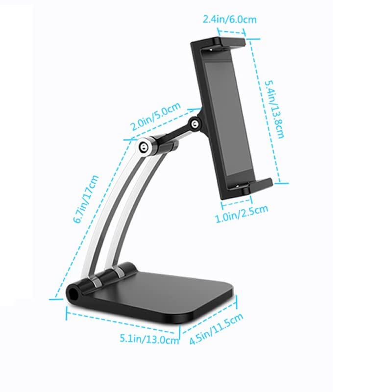 Adjustable 360° Folding Tablet & Phone Desk Stand Holder