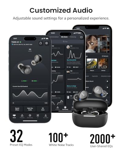 TOZO A1 Lightweight Bluetooth 5.3 Wireless Earbuds