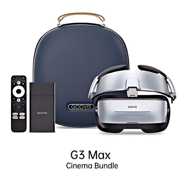 GOOVIS G3 MAX 2.5K Micro-OLED Personal Cinema Headset Bundle