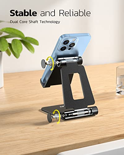 Nulaxy Dual Folding Adjustable Cell Phone Stand Holder