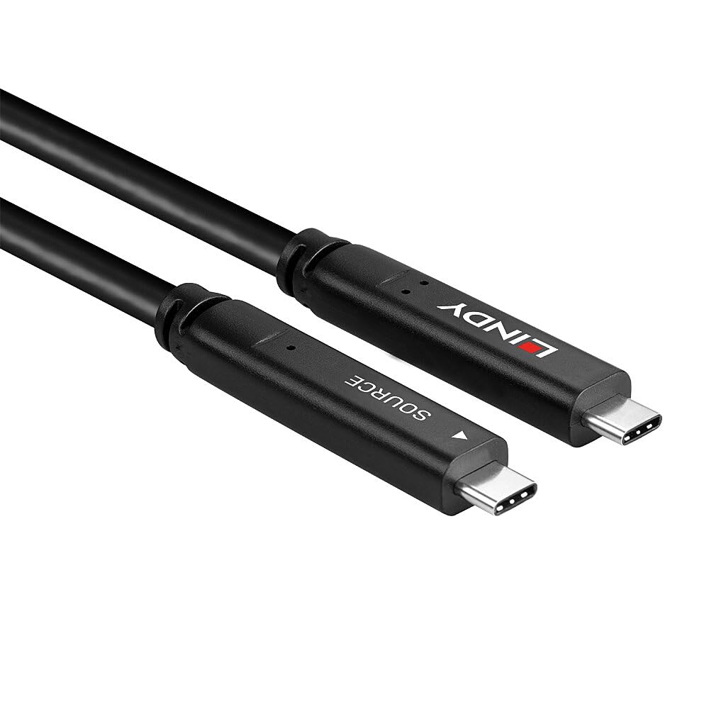 Lindy 15m USB-C 3.2 Gen 2 & DisplayPort 1.4 Hybrid Cable