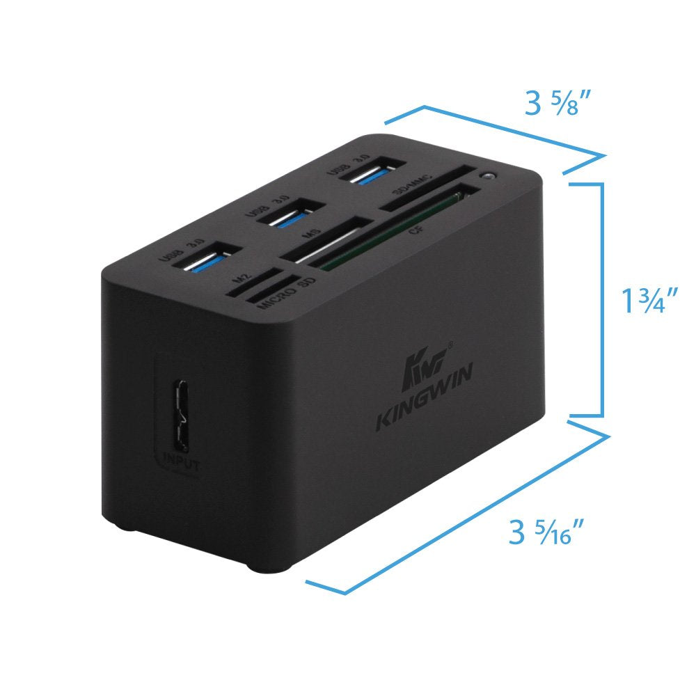 Kingwin USB-C Hub with USB 3.0 & Multi-Card Reader