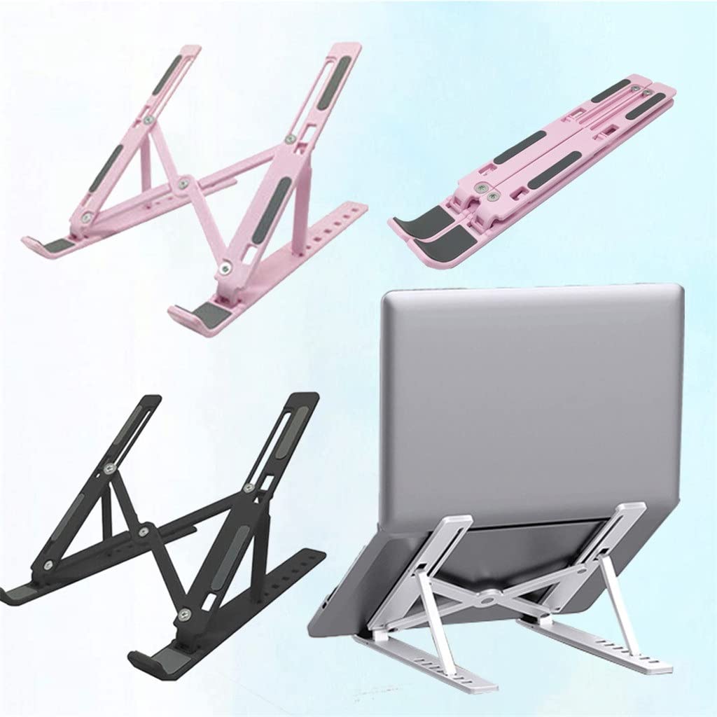 Portable Adjustable Folding Laptop Stand for Desk Use