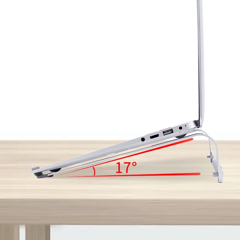 Portable Aluminum Laptop Stand with Universal Desk Holder