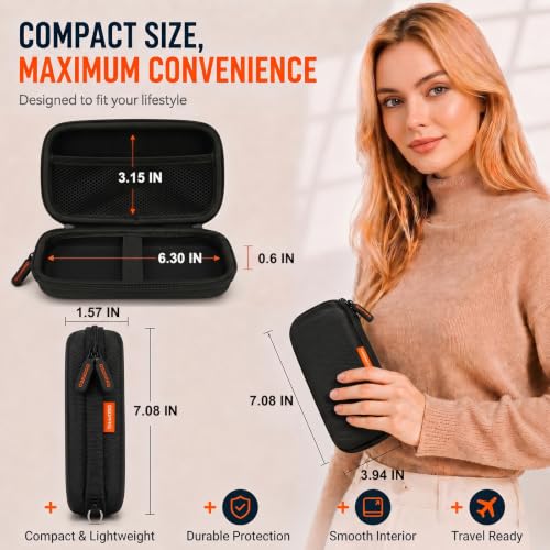 Universal Small Hard Shell Electronics Carrying Case