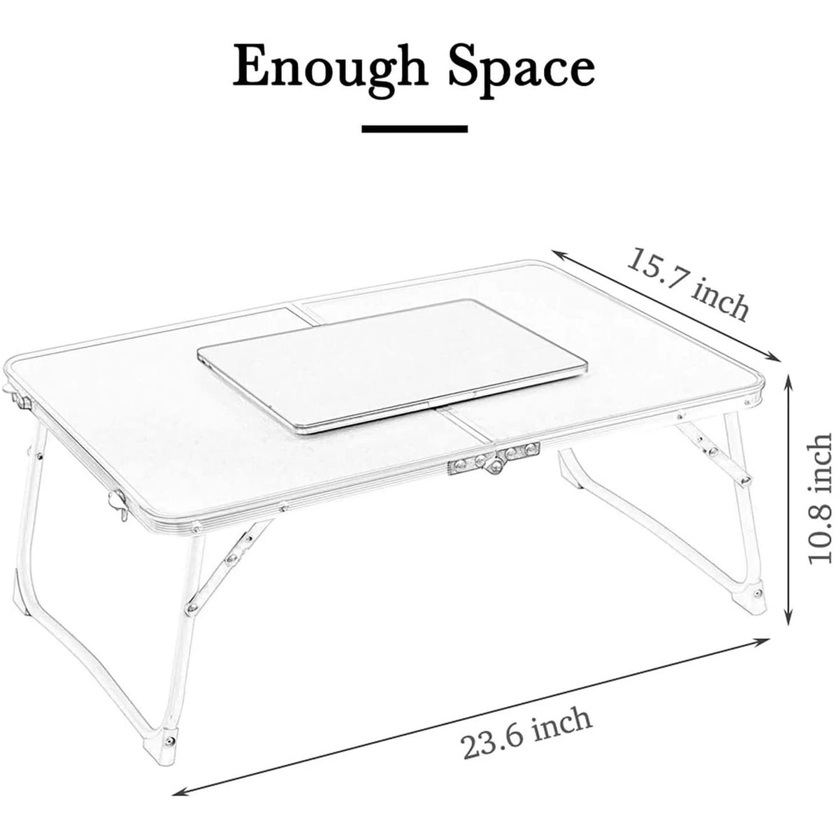 Adjustable Dual-Axis Aluminum Tablet & Smartphone Stand - D