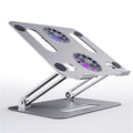 Foldable Aluminum Laptop Cooling Stand with Dual Fans