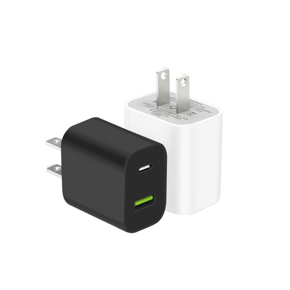 2 Pack USB C Charger Block, Dual Port Type C Wall Charger Fast Charging