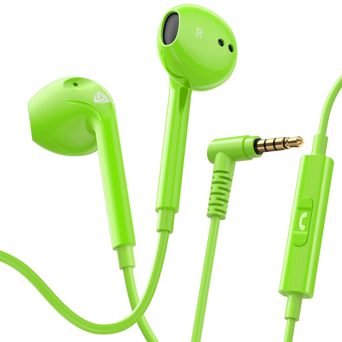 LUDOS Zenith Wired Earbuds with Microphone & 3.5mm Jack