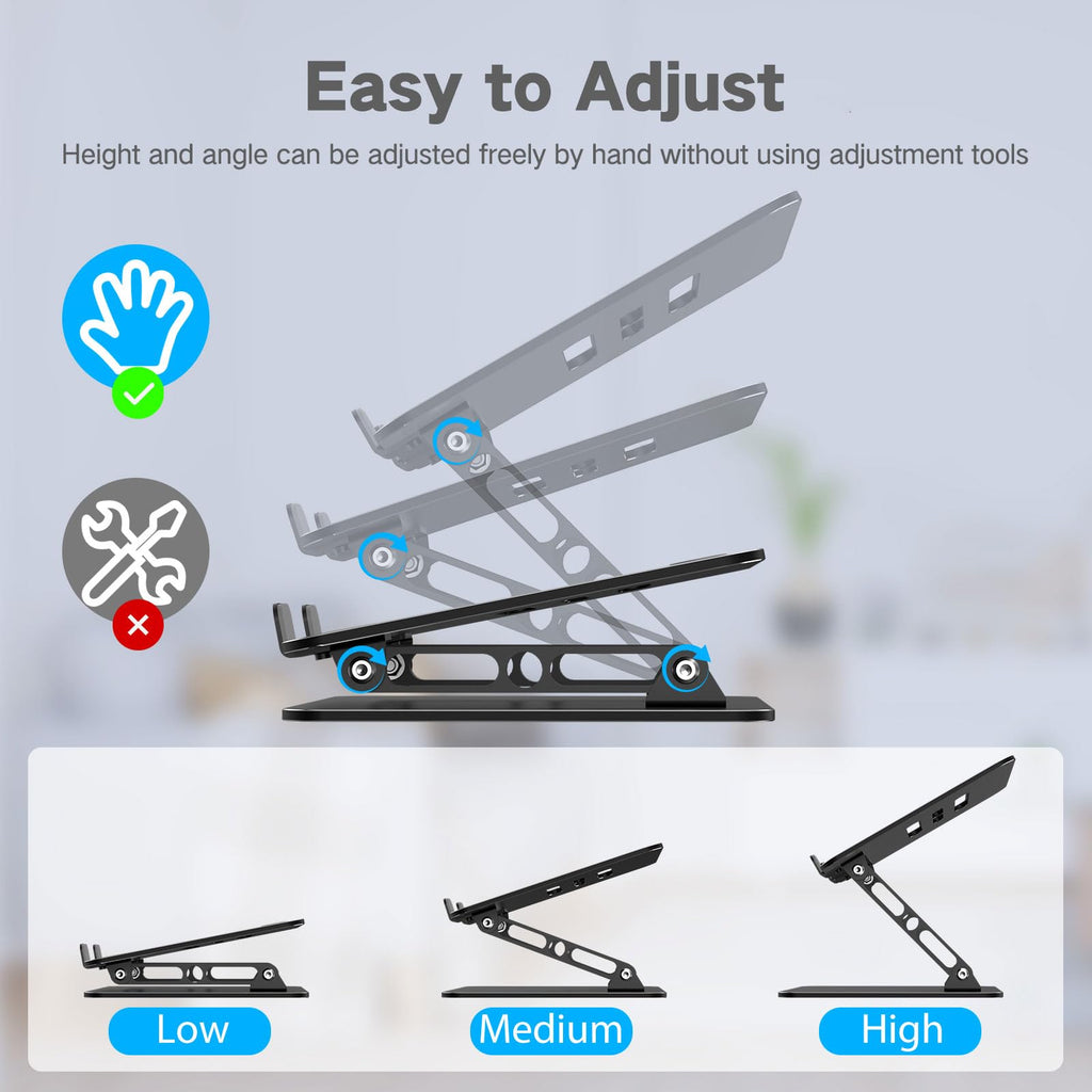 Gogoonike Adjustable Laptop Stand for Desk & Office