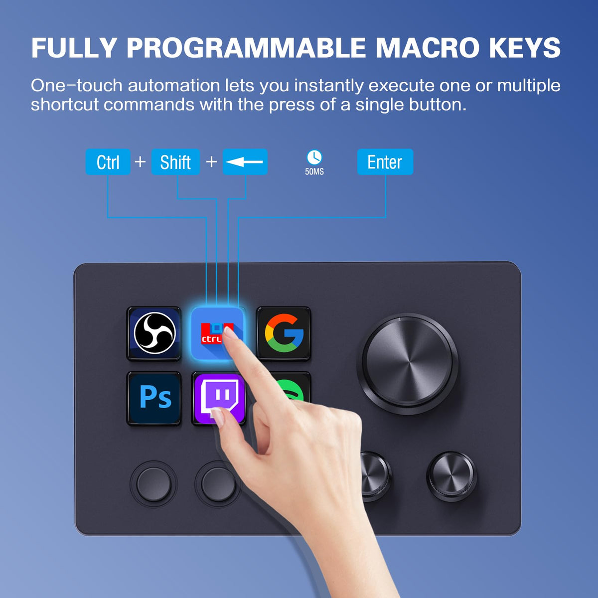 ActionRing N3 Streaming Macro Keypad Controller