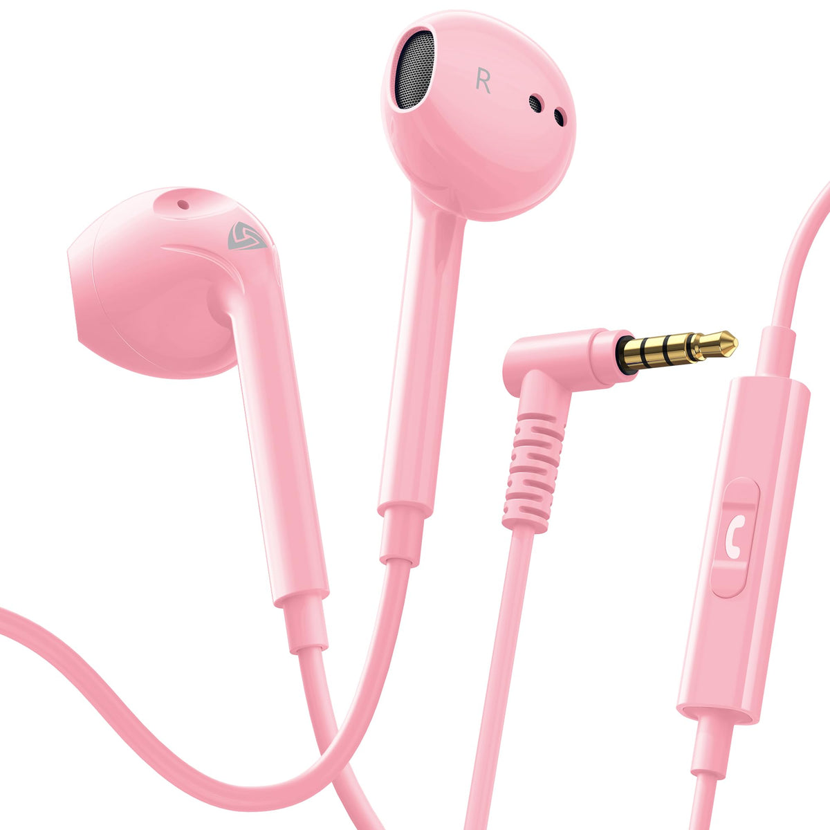 LUDOS Zenith Wired Earbuds with Microphone & 3.5mm Jack