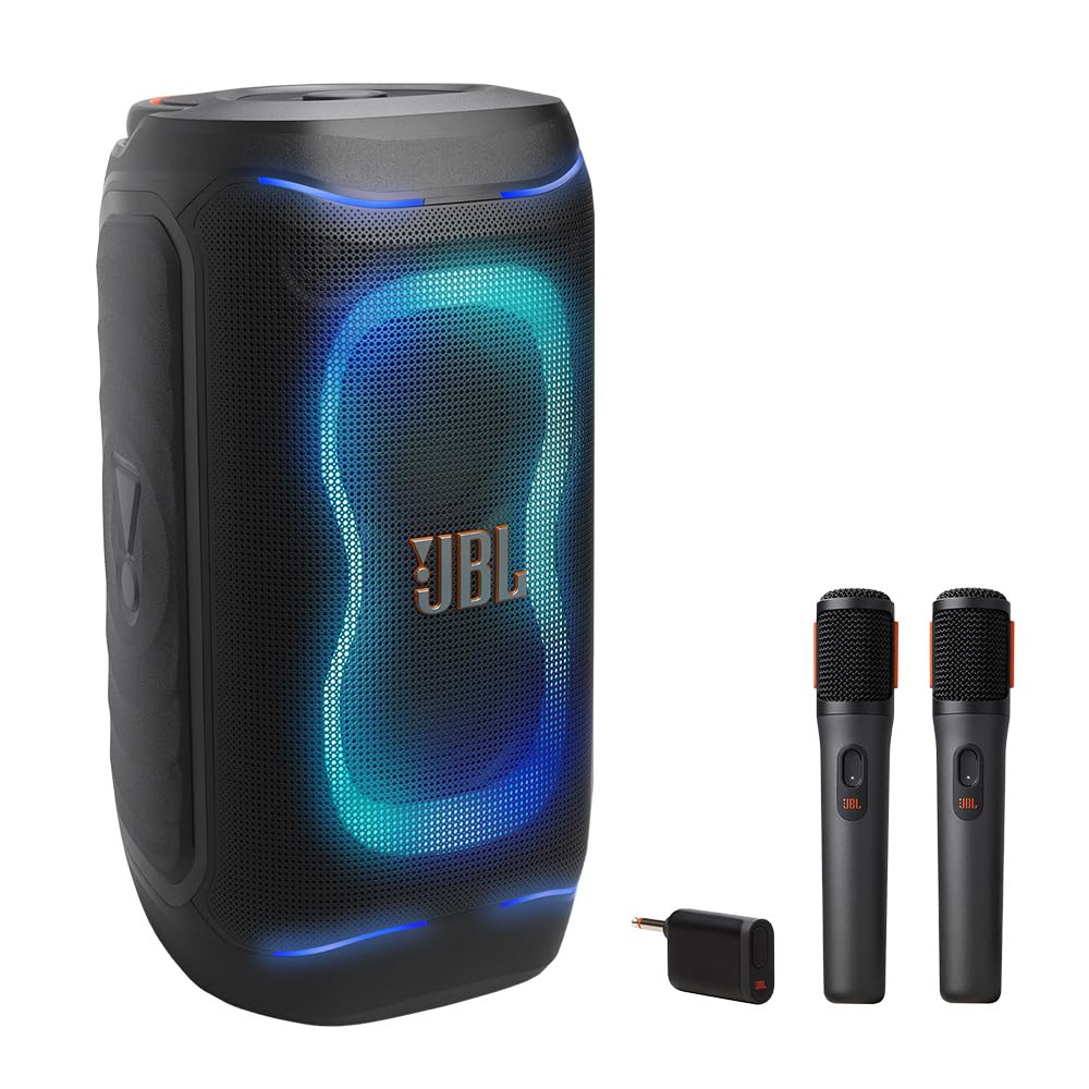 JBL PartyBox Portable Speaker & Wireless Microphone Bundle