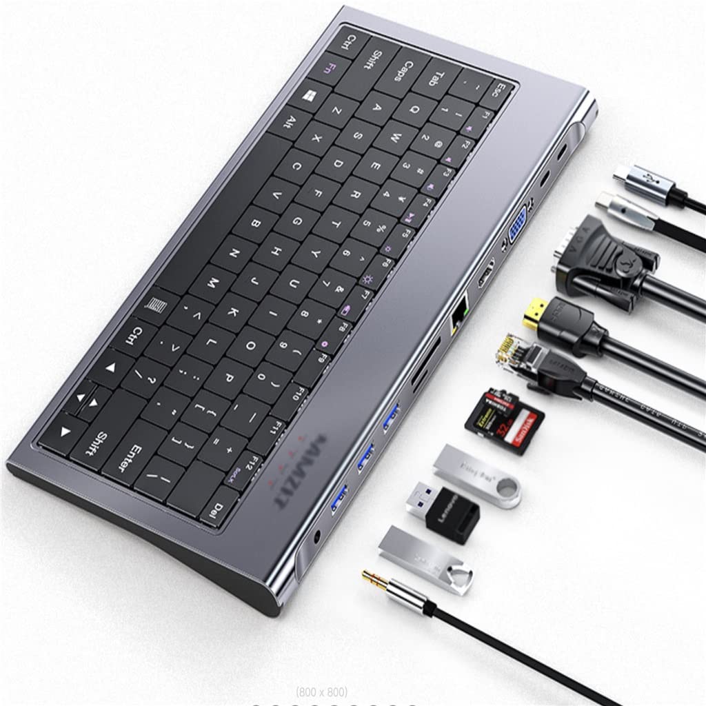 11-in-1 USB-C Docking Station with 4K, Ethernet & 100W PD