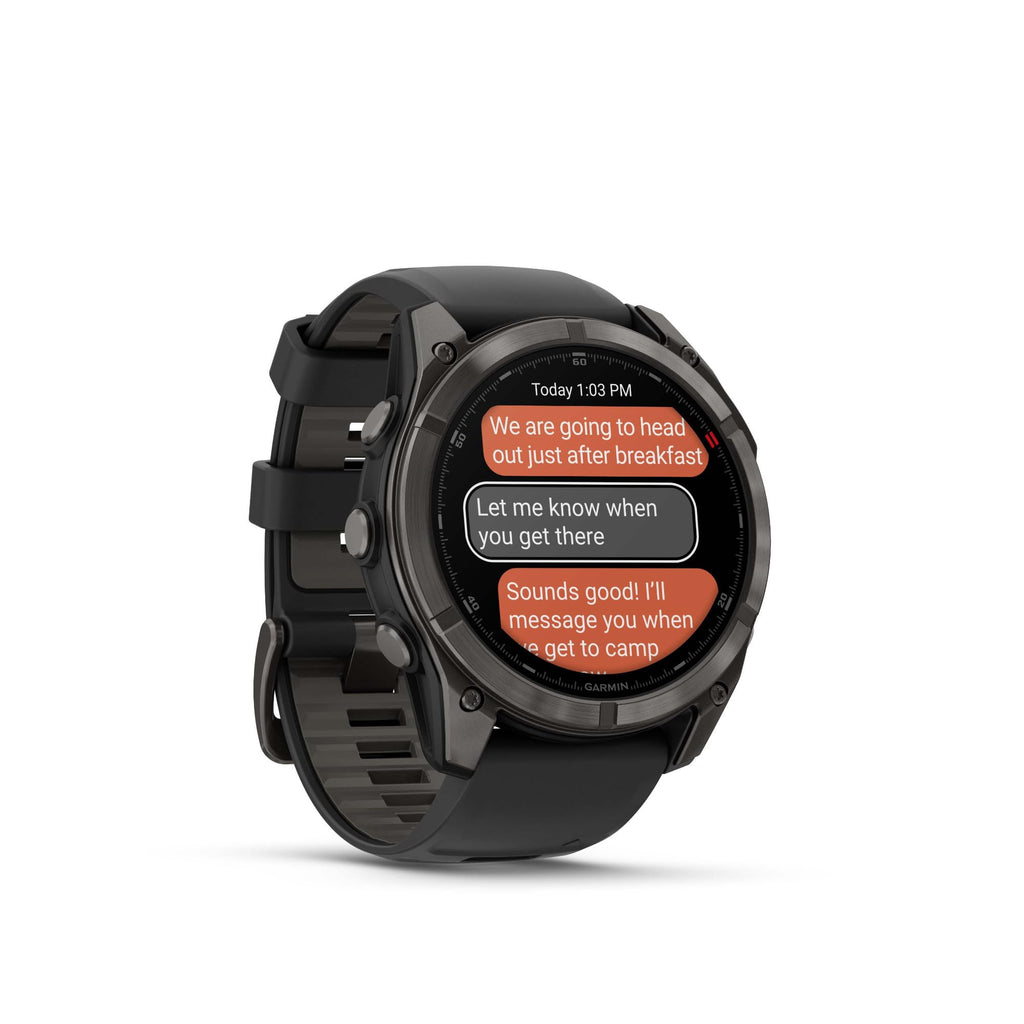 Garmin Fenix 8 Pro Sapphire 51mm Titanium Smartwatch Bundle