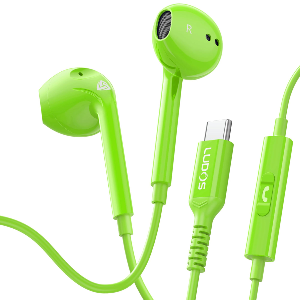 LUDOS Zenith Wired Earbuds with Microphone & 3.5mm Jack