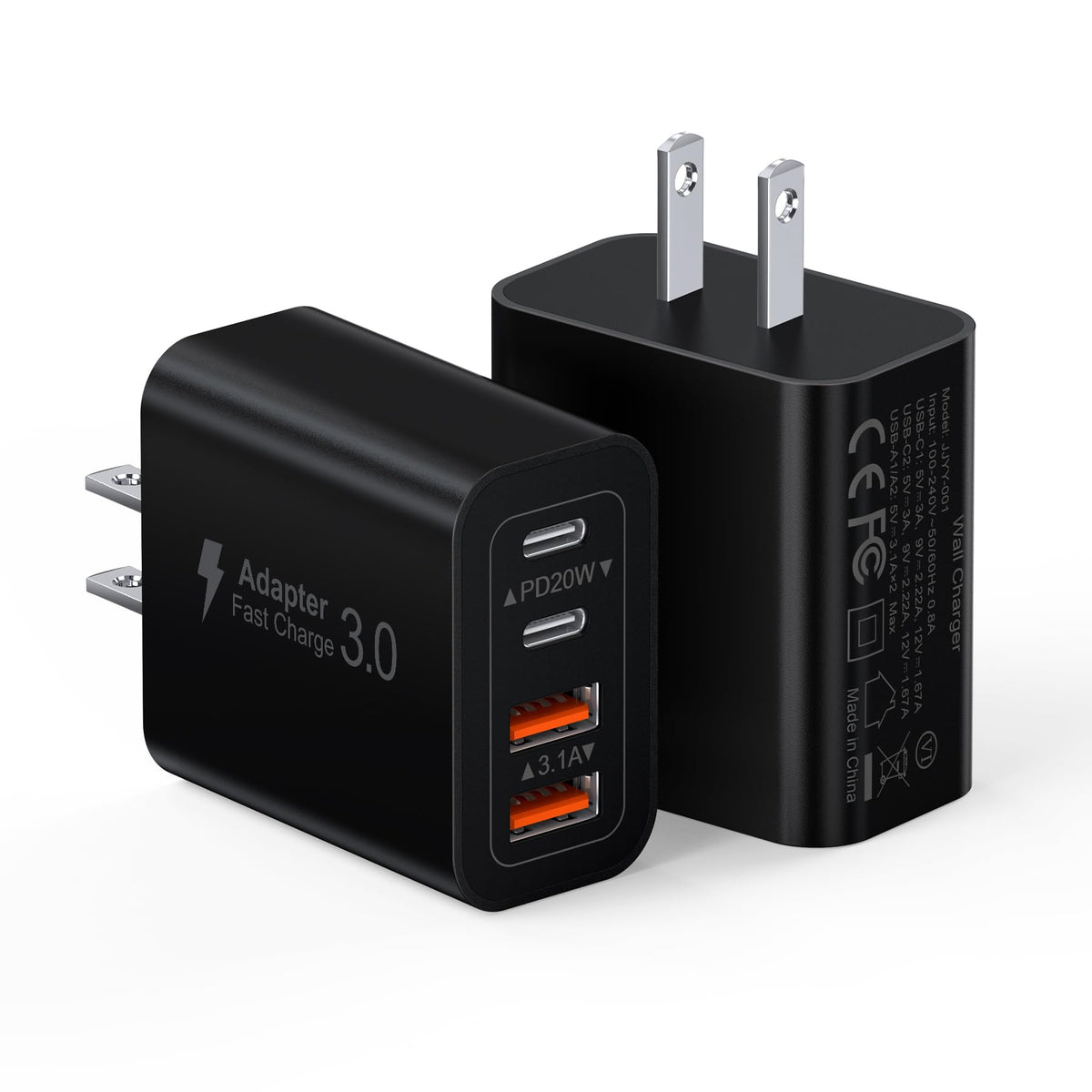 Dulums 2 Pack 40w USB C Wall Charger