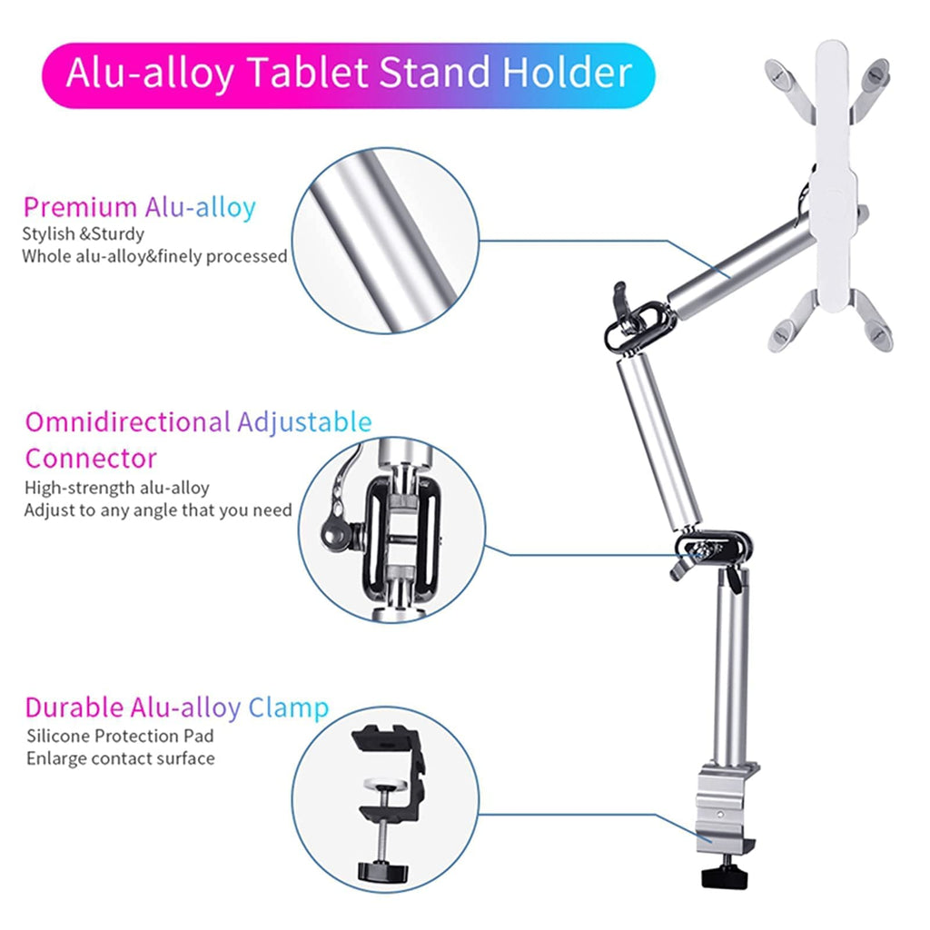 Universal 360° Adjustable Aluminum Tablet & Phone Stand