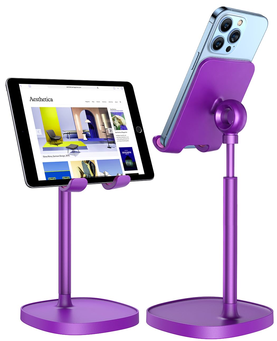 LISEN Adjustable Desk Phone Stand for Nintendo Switch & Mobile