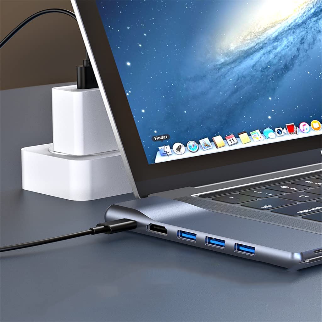 8-in-1 USB-C Hub with 4K HDMI, Ethernet & 100W PD