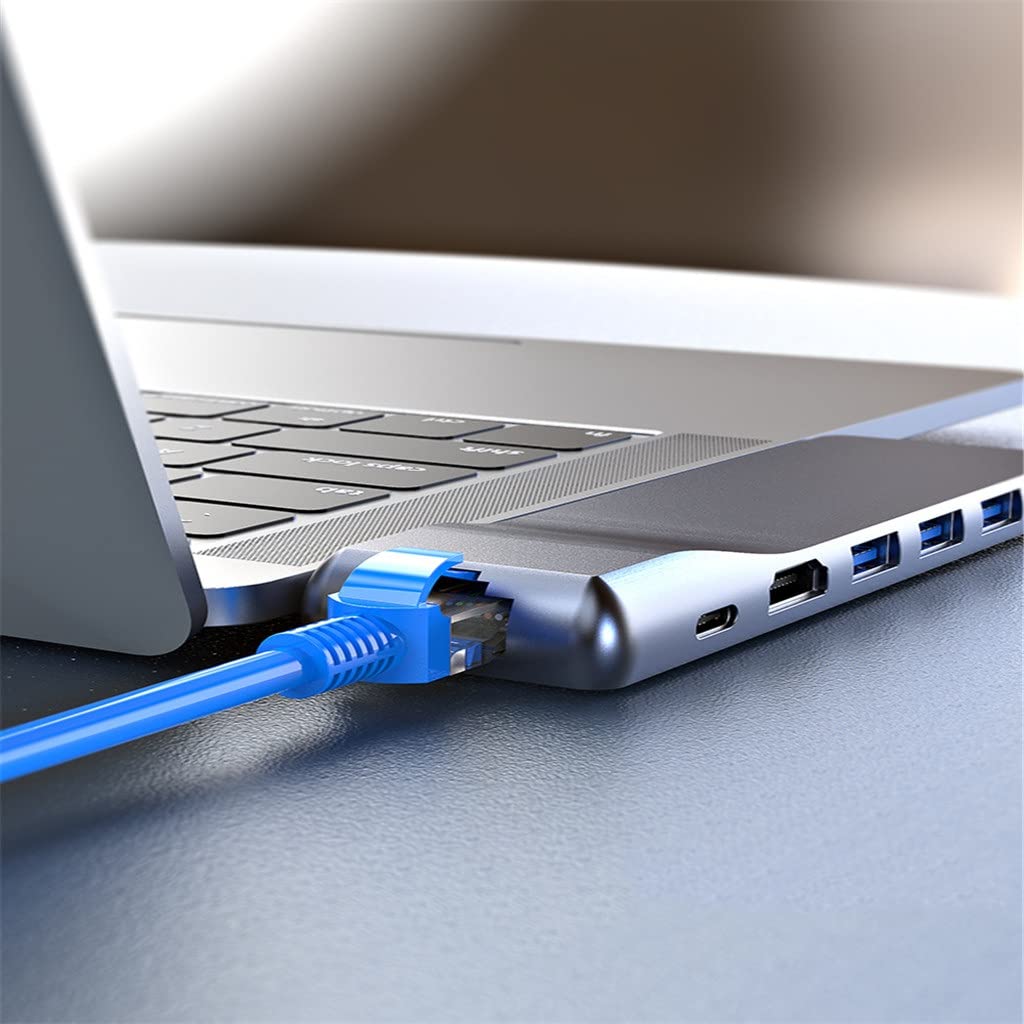 8-in-1 USB-C Hub with 4K HDMI, Ethernet & 100W PD