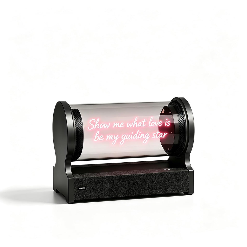 360° Holographic Lyrics Portable Bluetooth Speaker