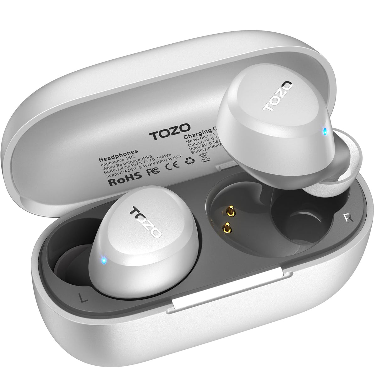 TOZO A1 Lightweight Bluetooth 5.3 Wireless Earbuds