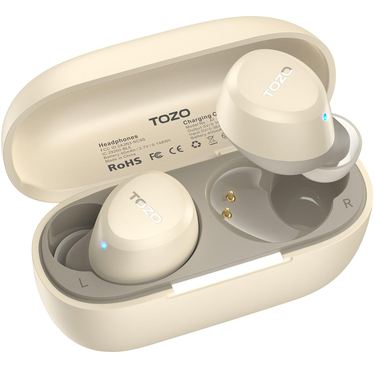 TOZO A1 Lightweight Bluetooth 5.3 Wireless Earbuds