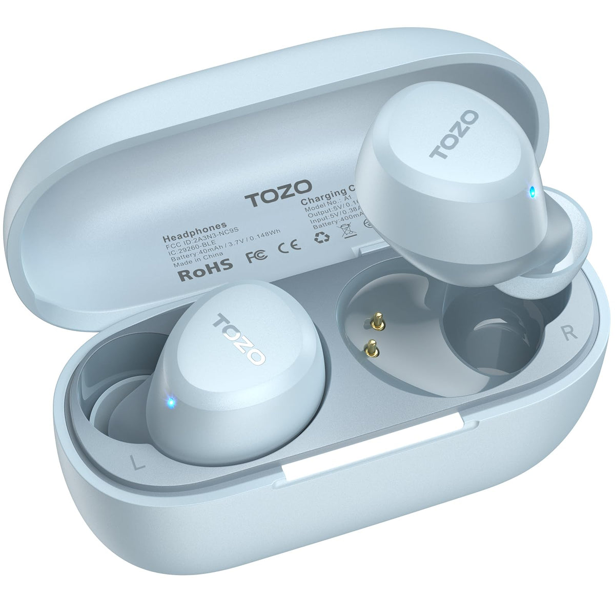 TOZO A1 Lightweight Bluetooth 5.3 Wireless Earbuds