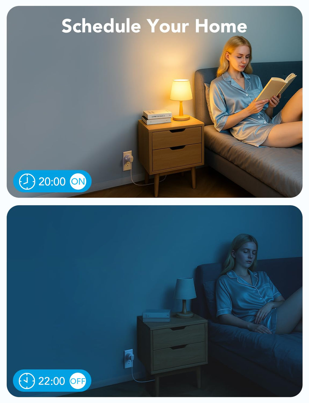 Govee Mini Wi-Fi Smart Plug with Timer & Voice Control