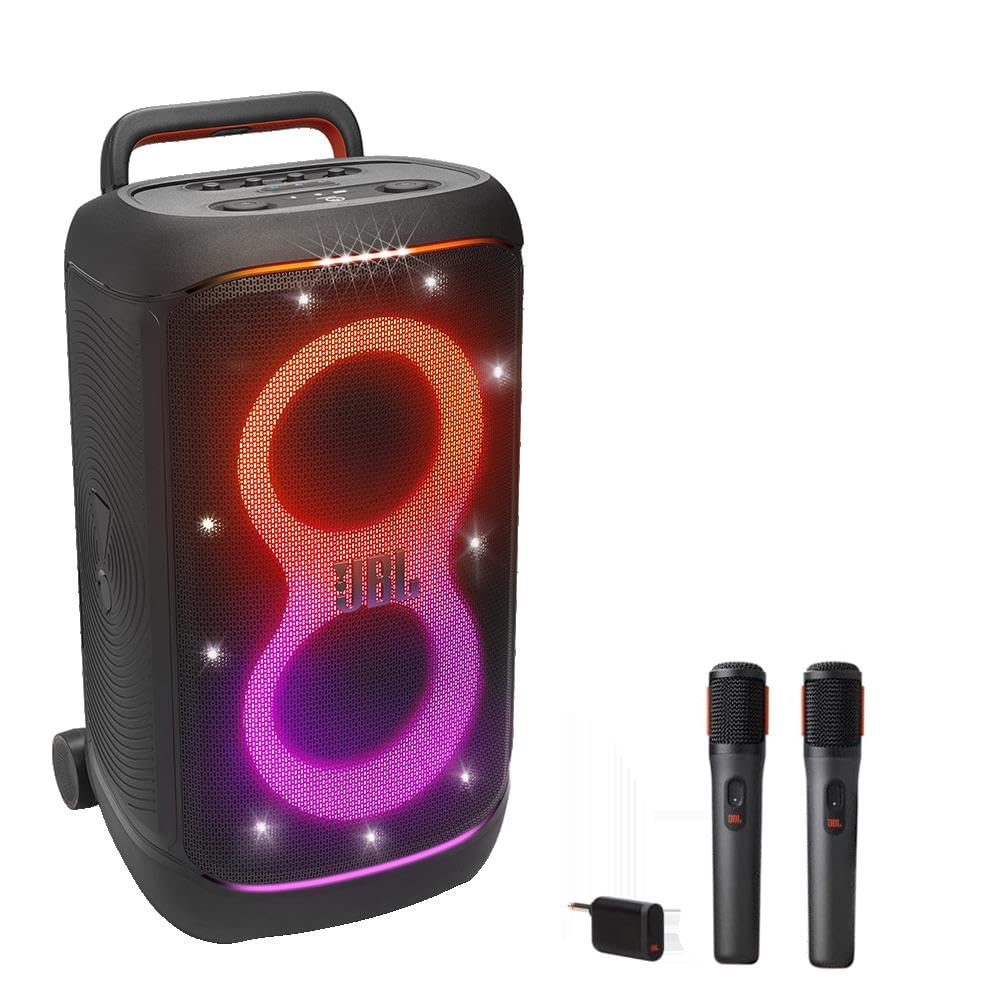 JBL PartyBox Portable Speaker & Wireless Microphone Bundle