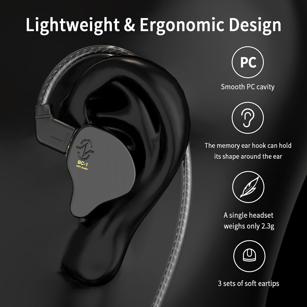 CCZ Yinyoo Melody 1DD+1BA HiFi Wired IEM Earphones