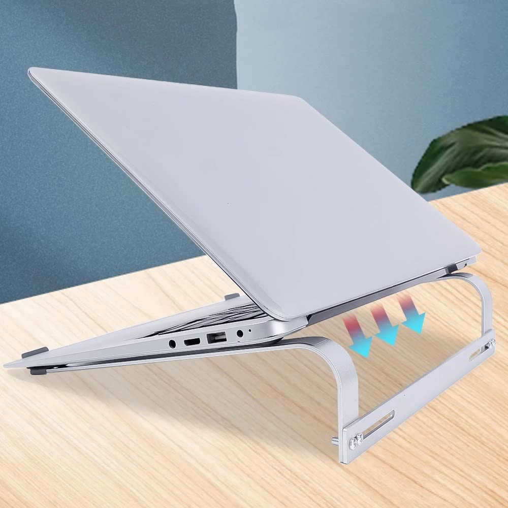 Portable Aluminum Laptop Stand with Universal Desk Holder