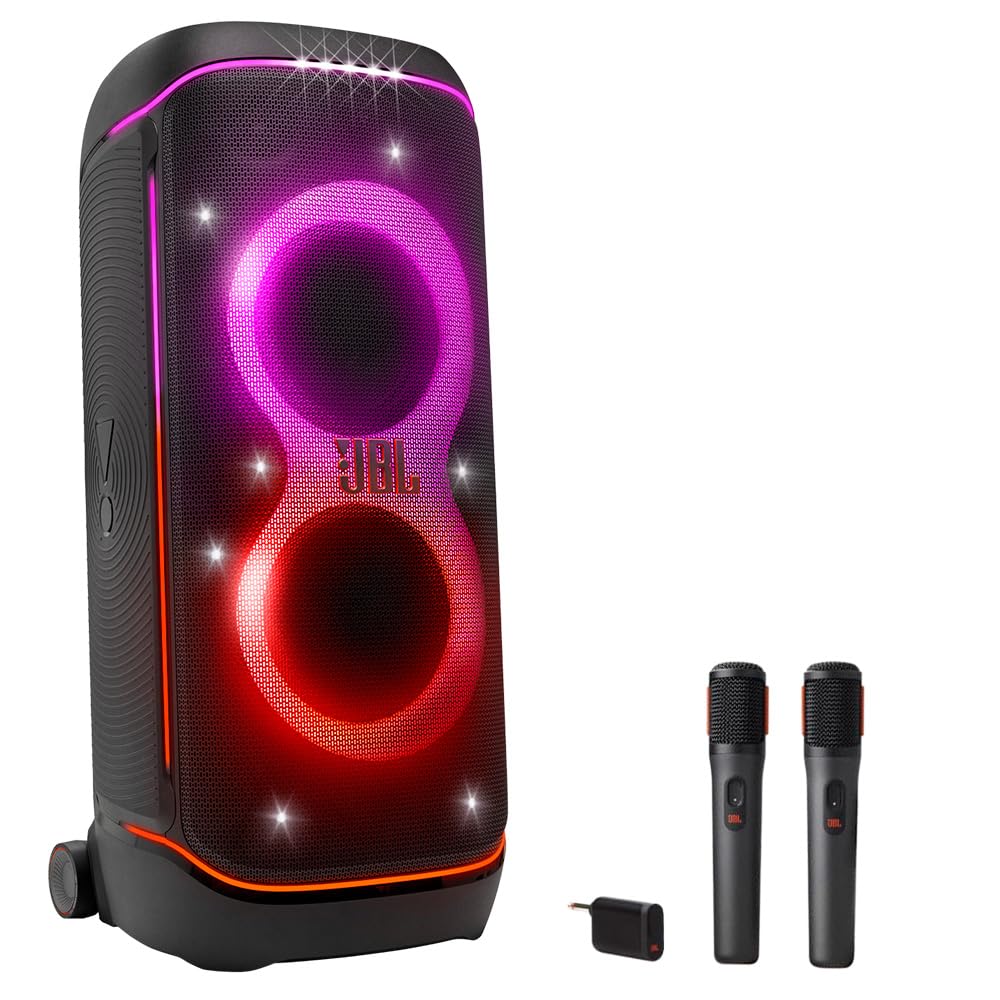 JBL PartyBox Portable Speaker & Wireless Microphone Bundle