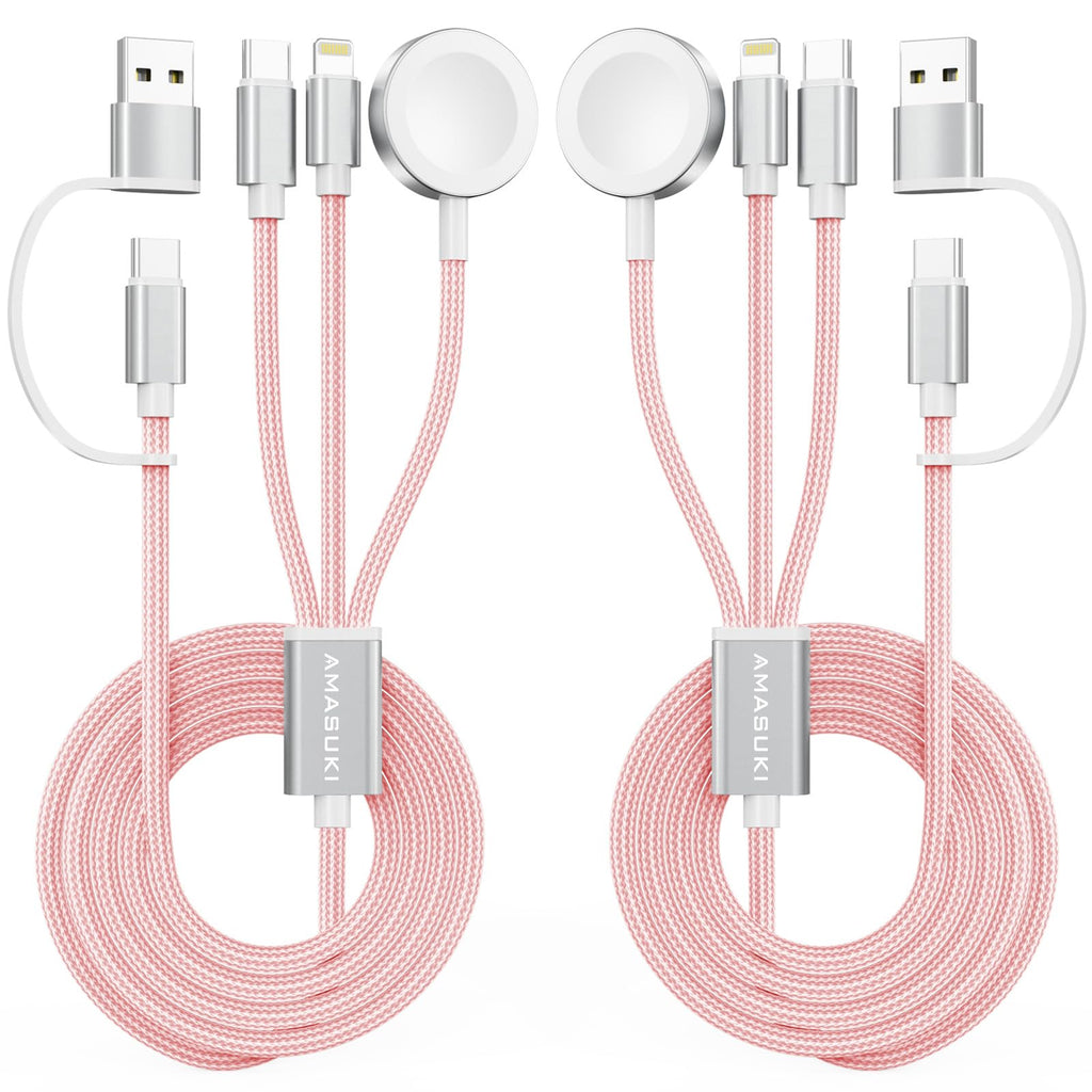 3-in-2 USB-C Charging Cable for Apple Watch & iPhone
