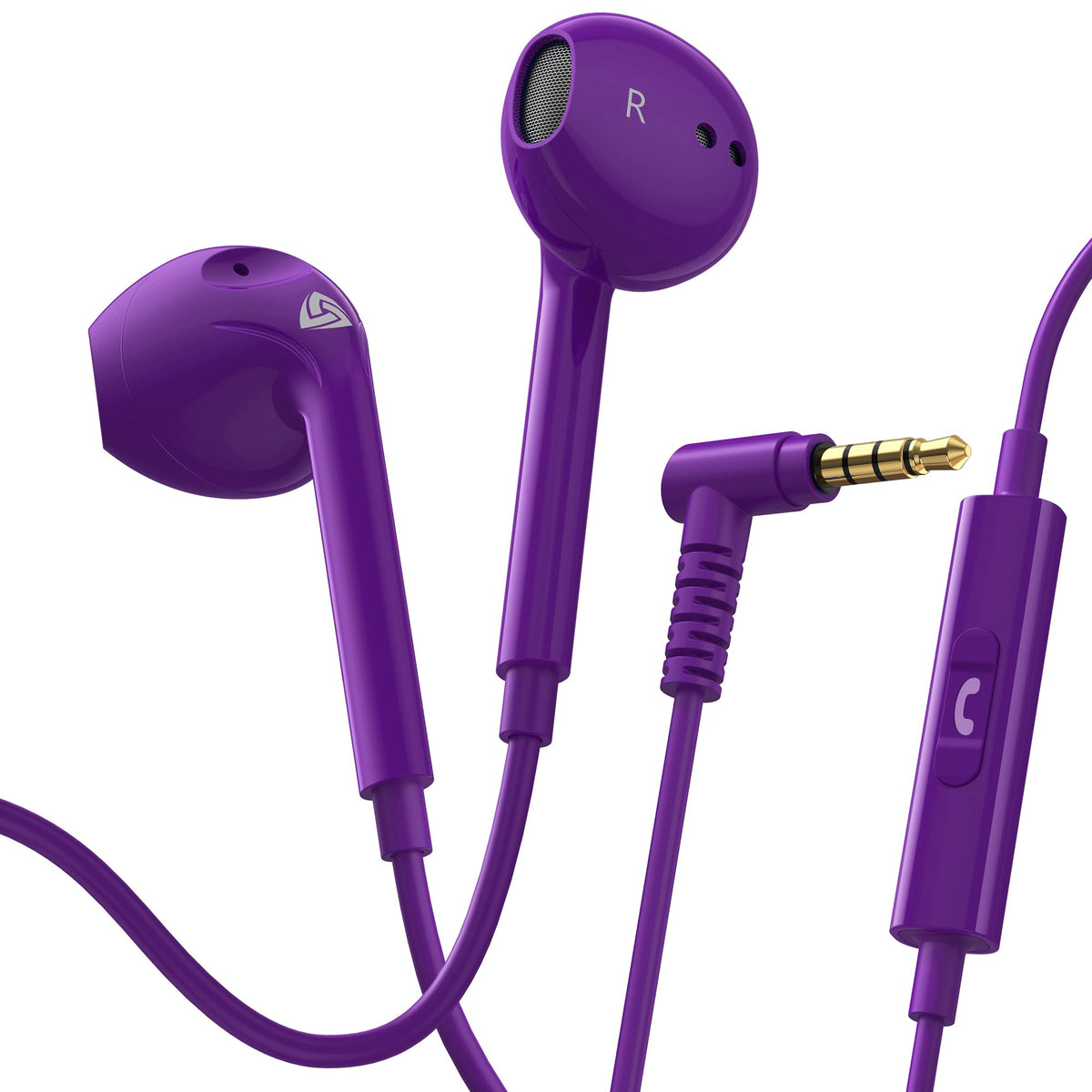 LUDOS Zenith Wired Earbuds with Microphone & 3.5mm Jack