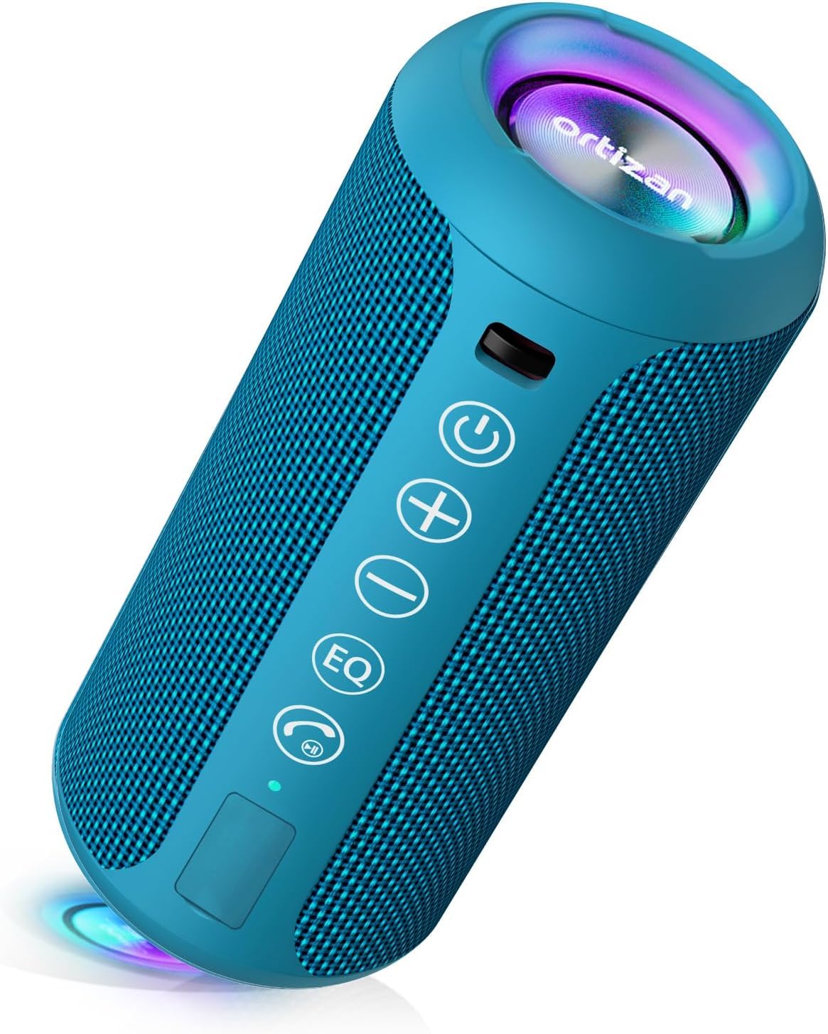 Ortizan 24W Waterproof Bluetooth Speaker with RGB Lights