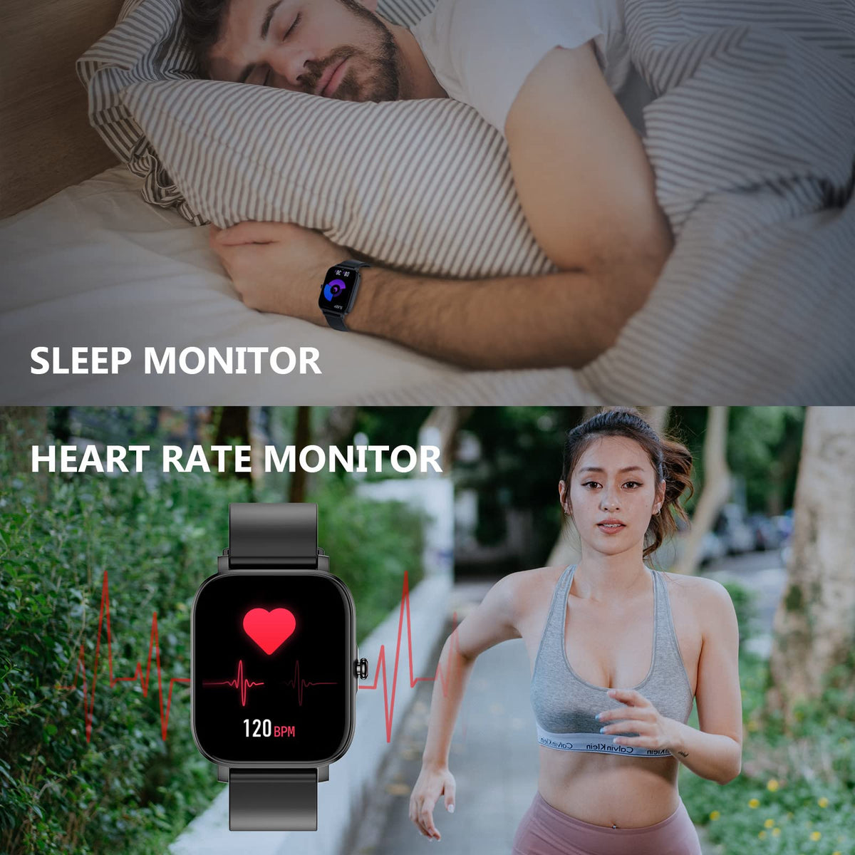 1.83-Inch Smartwatch Fitness Tracker for iPhone & Android