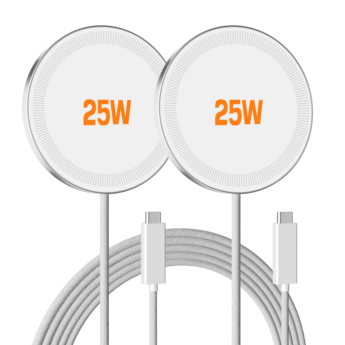 25W Magnetic Wireless Fast Charging Pad for Smartphones