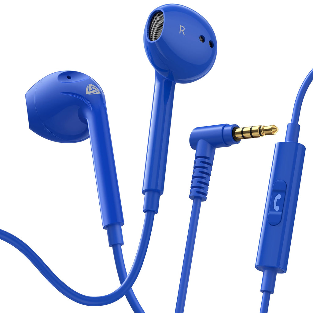 LUDOS Zenith Wired Earbuds with Microphone & 3.5mm Jack