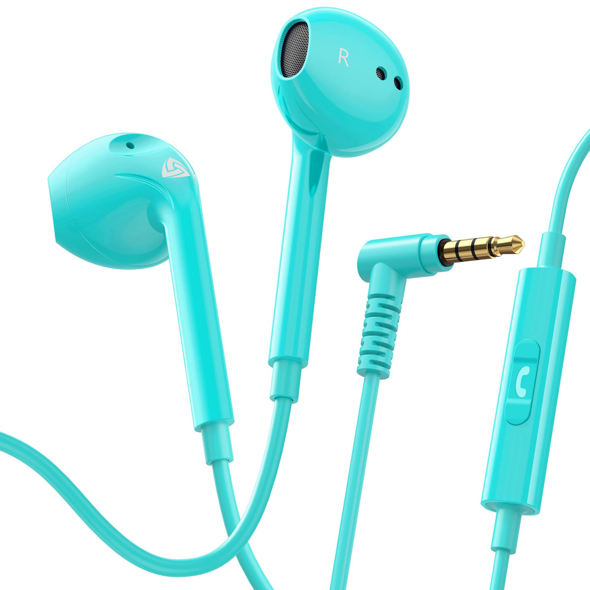 LUDOS Zenith Wired Earbuds with Microphone & 3.5mm Jack