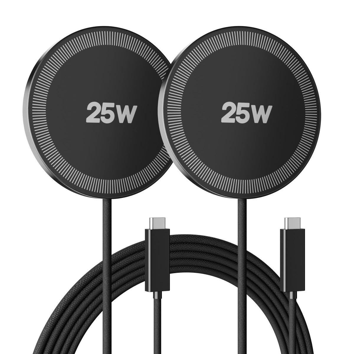 25W Magnetic Wireless Fast Charging Pad for Smartphones