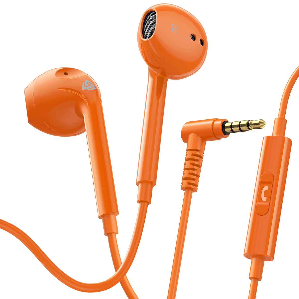 LUDOS Zenith Wired Earbuds with Microphone & 3.5mm Jack