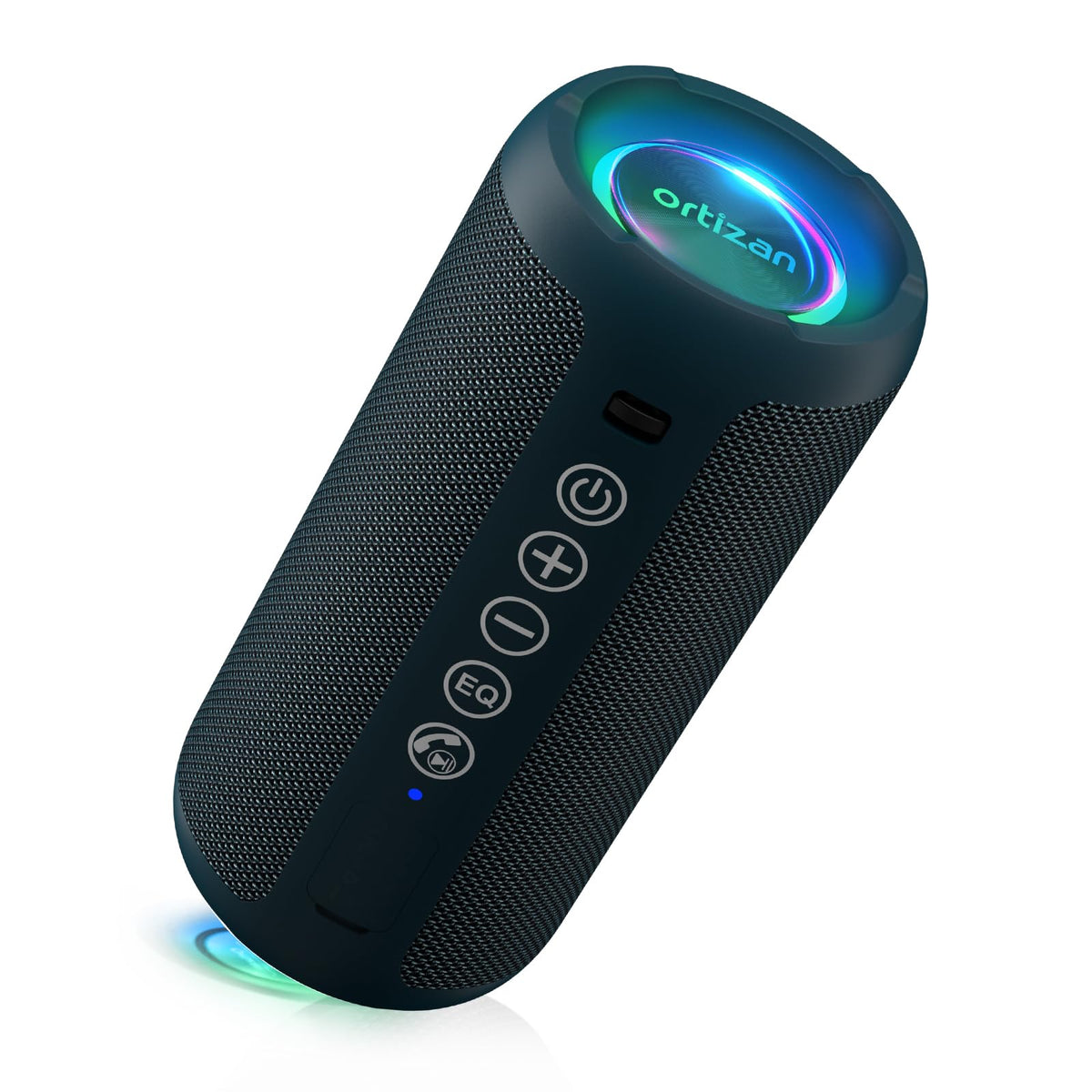 Ortizan 24W Waterproof Bluetooth Speaker with RGB Lights